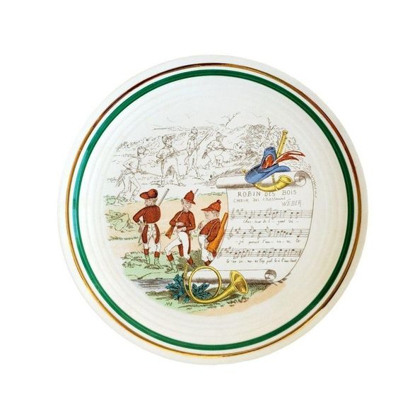 Antique Plates, 2 Parry Vielle PV French Limoges - Picture 3 of 10